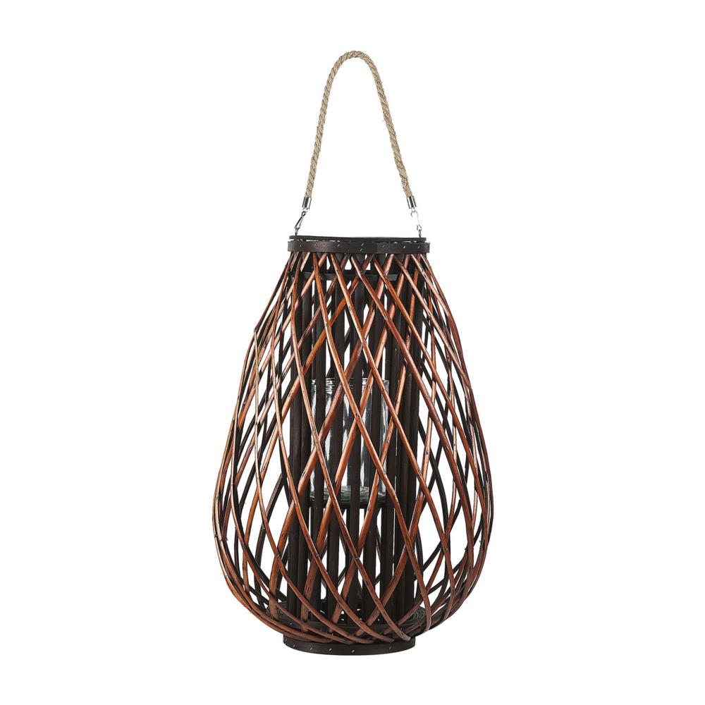 Lanterna In Legno Marrone 60 Cm - Foto 2