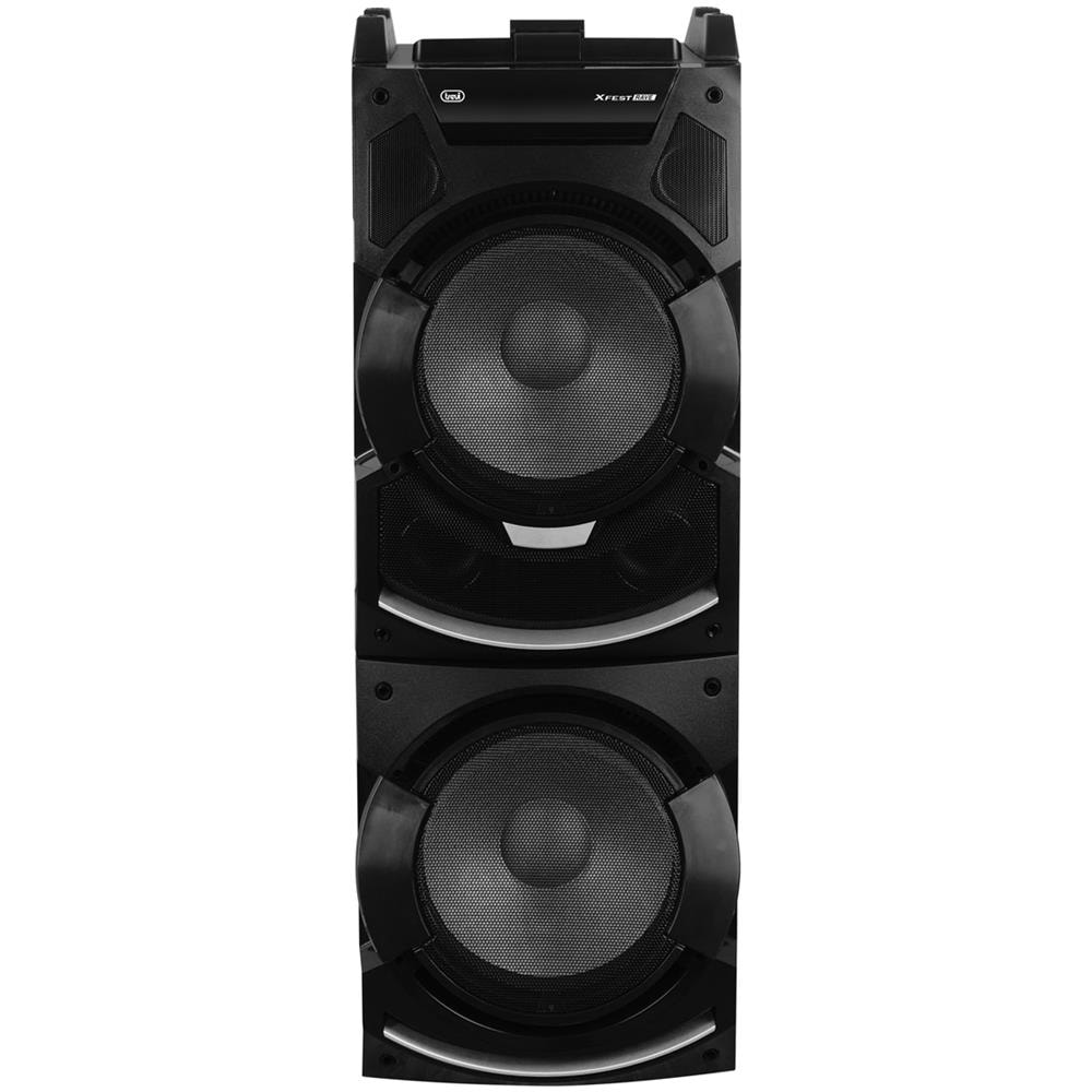 Speaker Amplificato Xfest Bluetooth USB AUX-IN Mixer Potenza 500 Watt Luci Led Discolight 2 x Ingressi Microfonici Colore nero - Foto 5
