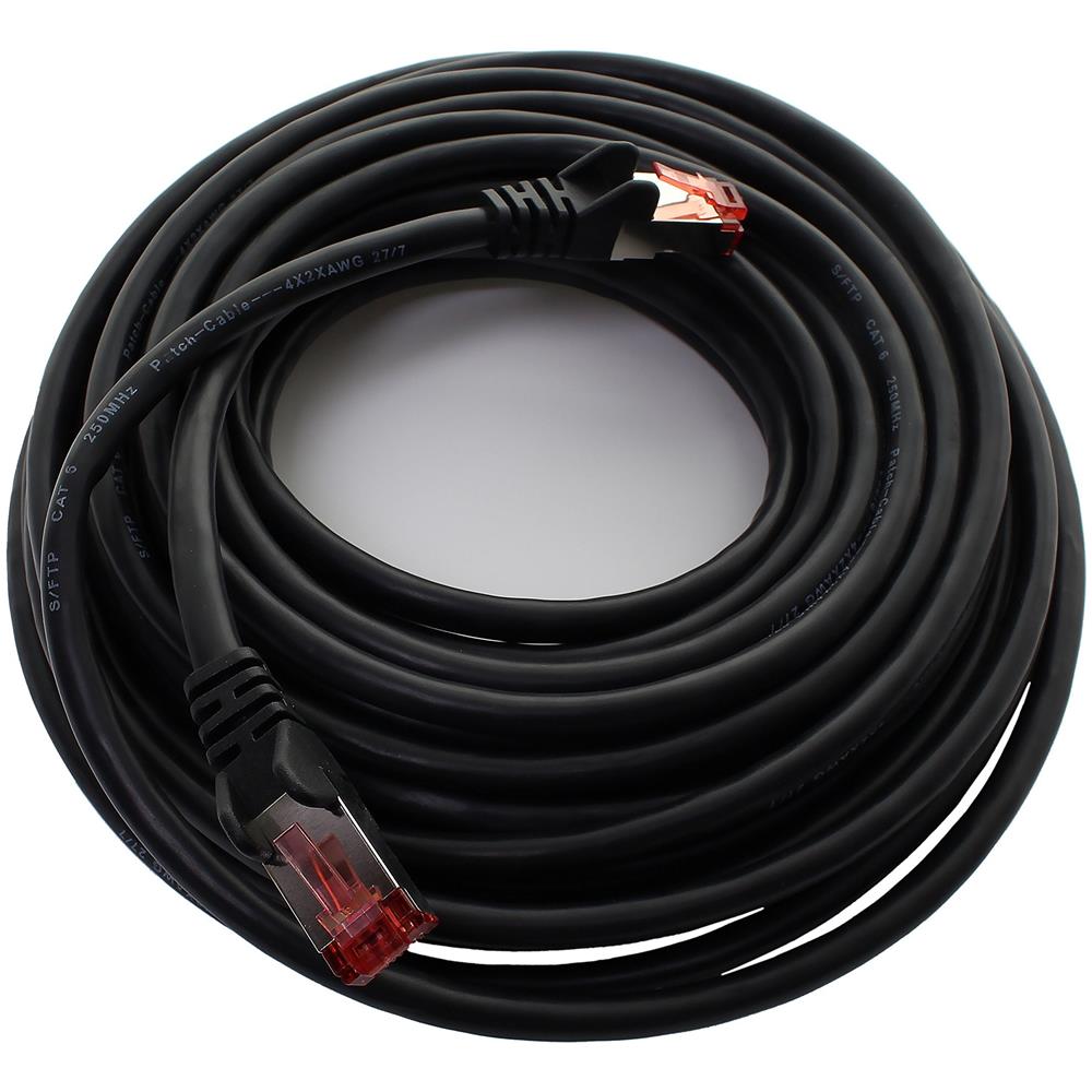 1m - Nero - 10 Pezzi - Cat6 Cat 6 Ethernet - Lan Cavo Di Rete - Set - Rj45 Internet 1000 Mbit S Patchcabel Cat 6 S-ftp Pimf Compatibile Con Cat5 Cat6a Cat7 Cat8 - Foto 2