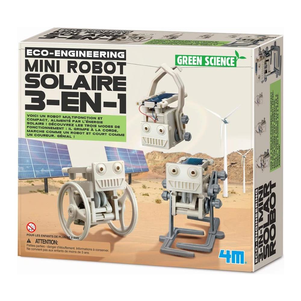 Kit De Fabrication Green Science : Mini Robot Solaire 3 En 1 - Foto 1