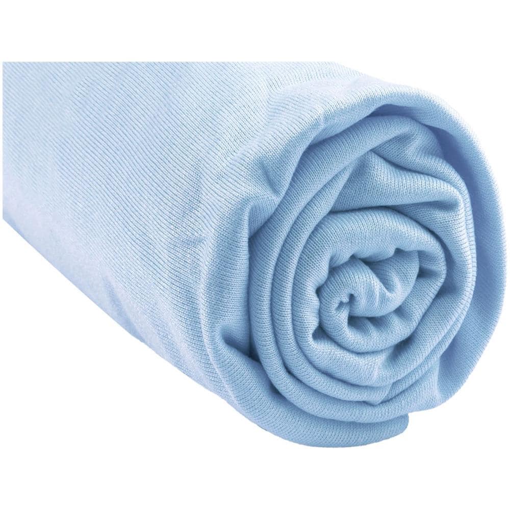 Set 3 Lenzuola Con Angoli In Bambù - 70x140 Cm - Bianco-cielo-anice - Foto 4