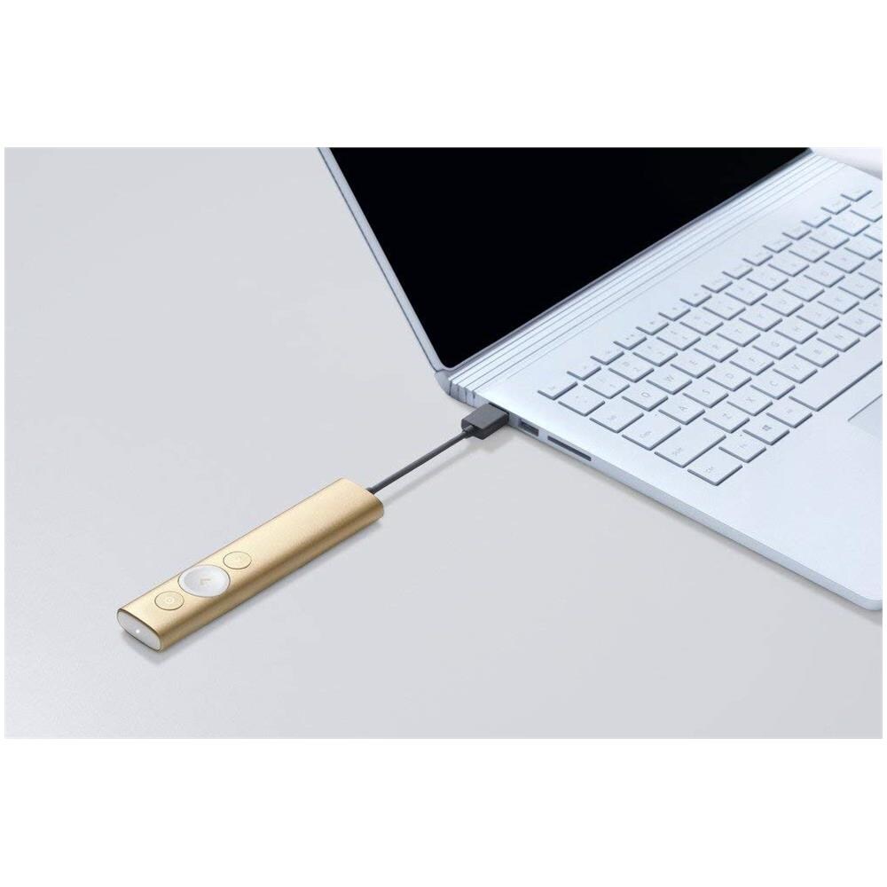 Telecomando per Presentazioni Spotlight Wireless Colore Oro - Foto 2