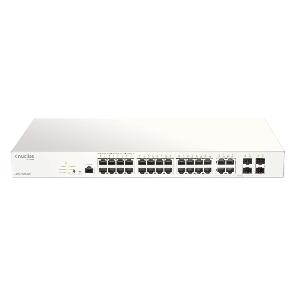 DBS-2000-28P switch di rete Gestito L2 Gigabit Ethernet (10/100/1000) Supporto Power over Ethernet (PoE) Grigio - Foto 1