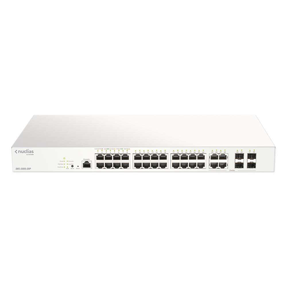 DBS-2000-28P switch di rete Gestito L2 Gigabit Ethernet (10/100/1000) Supporto Power over Ethernet (PoE) Grigio - Foto 2