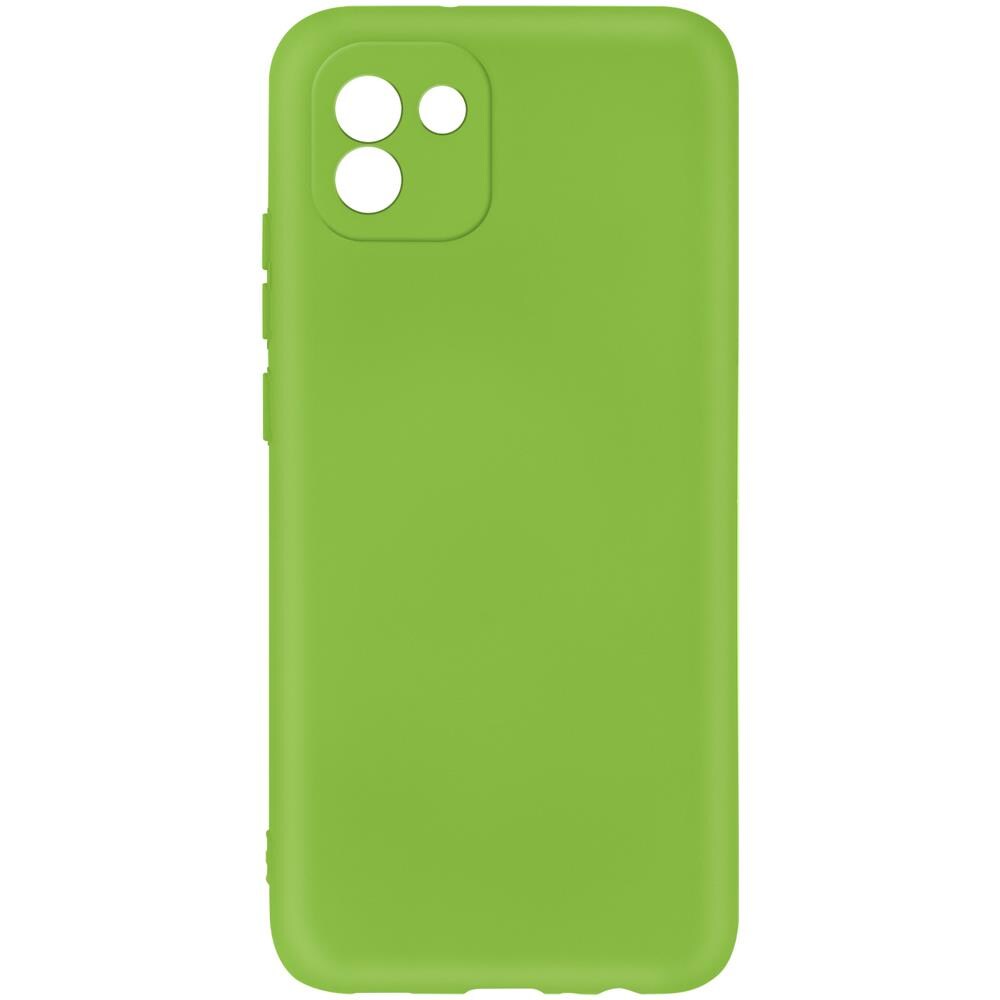 Cover Samsung Galaxy A03 In Silicone Semi-rigido Soft-touch Verde - Foto 1