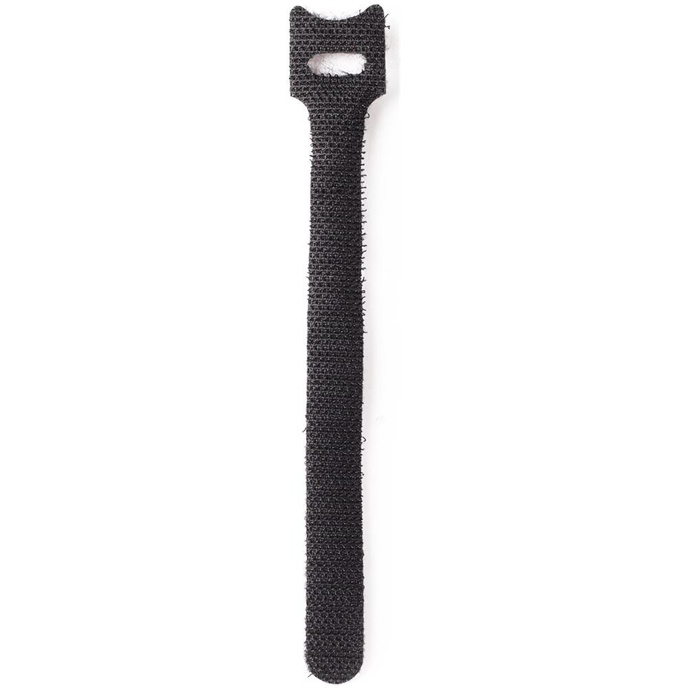 Fascette Fermacavi a Strappo da 15cm - Confezione da 50 pezzi - Nero - Fascette Riutilizzabili per Cablaggio con Occhiello - Fascette per Cavi in Tessuto Regolabili e Flessibili - Foto 1