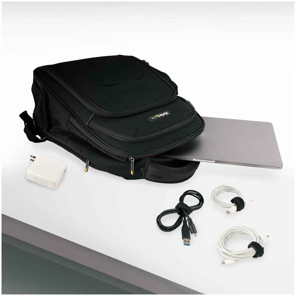 Fascette Fermacavi a Strappo da 15cm - Confezione da 50 pezzi - Nero - Fascette Riutilizzabili per Cablaggio con Occhiello - Fascette per Cavi in Tessuto Regolabili e Flessibili - Foto 2