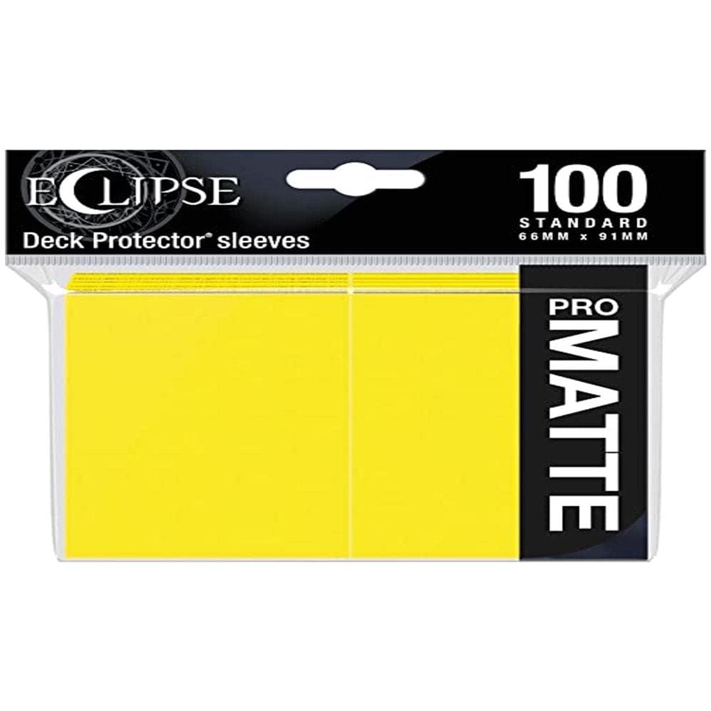 E-15620 Eclipse Standard Matte Sleeves Confezione Da 100 - Giallo Limone - Foto 1