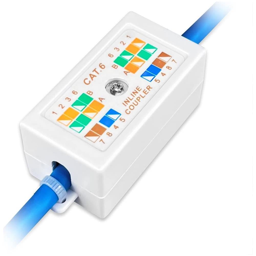 Scatola di Giunzione UL 94V-0 Ethernet Cat. 6 UTP Colore Bianco - Foto 1