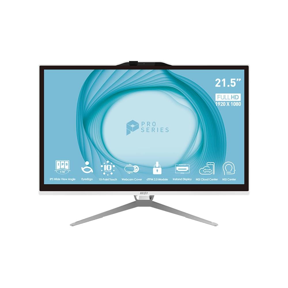 All-In-One PRO AP222T 13M-007EU Monitor 21.5" Full HD Touch Screen Intel Pentium Gold G7400 Dual Core Ram 4 GB SSD 128GB 4x USB 3.2 Windows 11 Pro - Foto 2