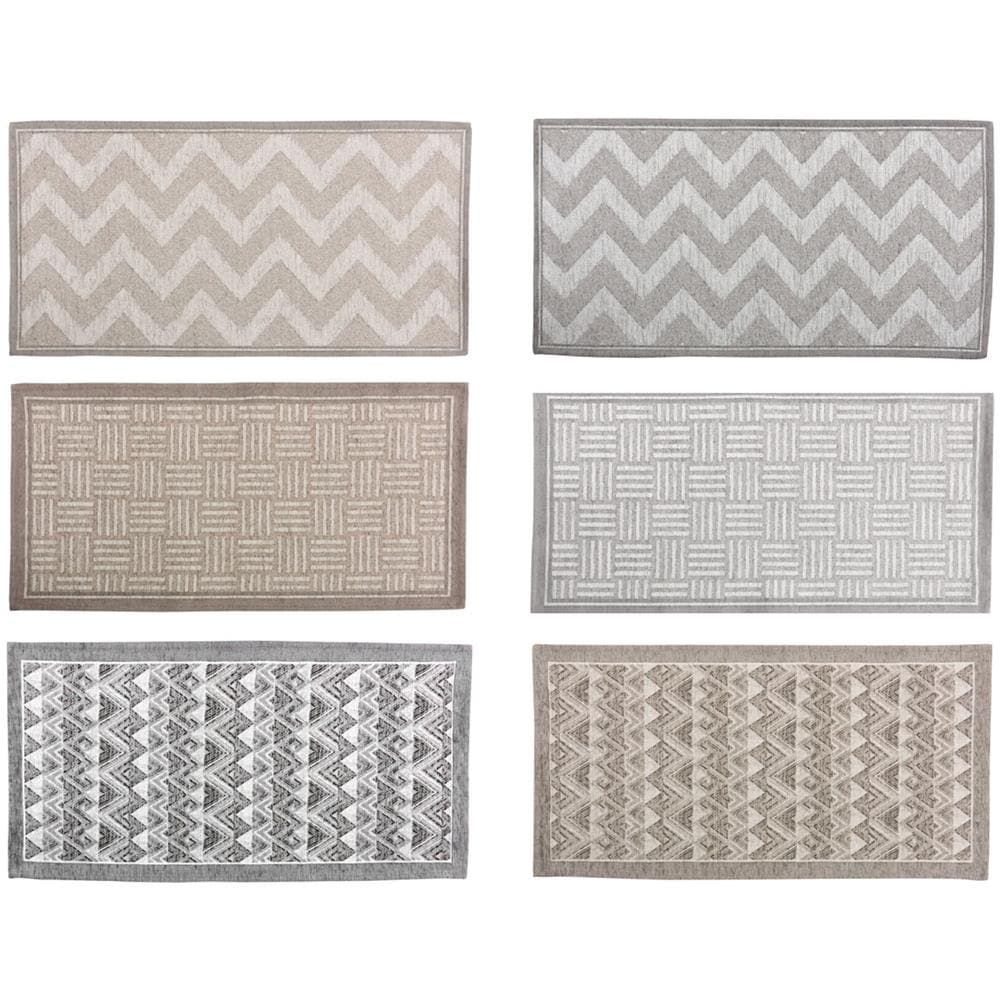 Tappeto Passatoia Cucina Corsia Retro Antiscivolo Disegni New Varie Fantasie By Suardi 55x115 Luxor Grigio - Foto 2