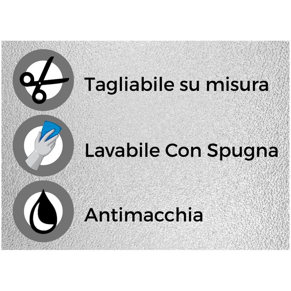 Tovaglia Natalizia Antimacchia Plastificata Pvc Glitter Argento Proteggi Tavolo Natale 140x300 Glitter Argento - Foto 2