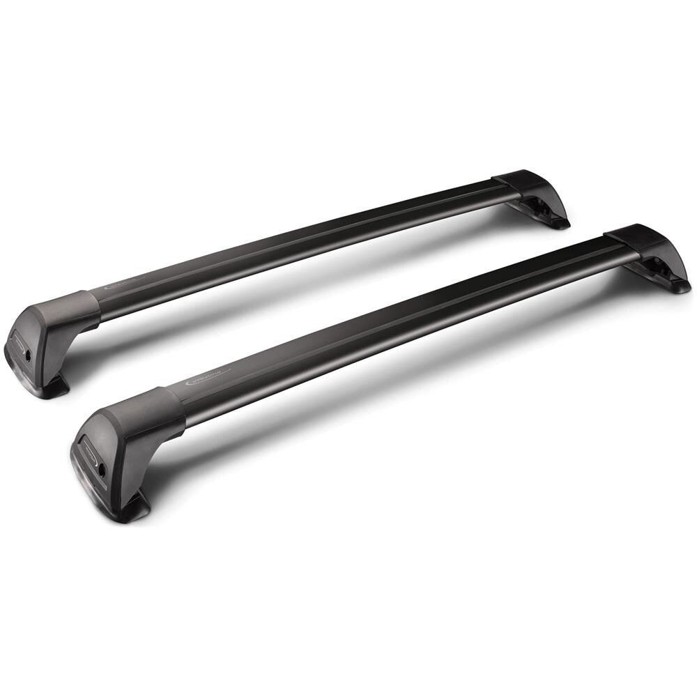 Flush Black Mixed, Coppia Barre Portatutto Telescopiche In Alluminio - 110+115 Cm - Foto 1