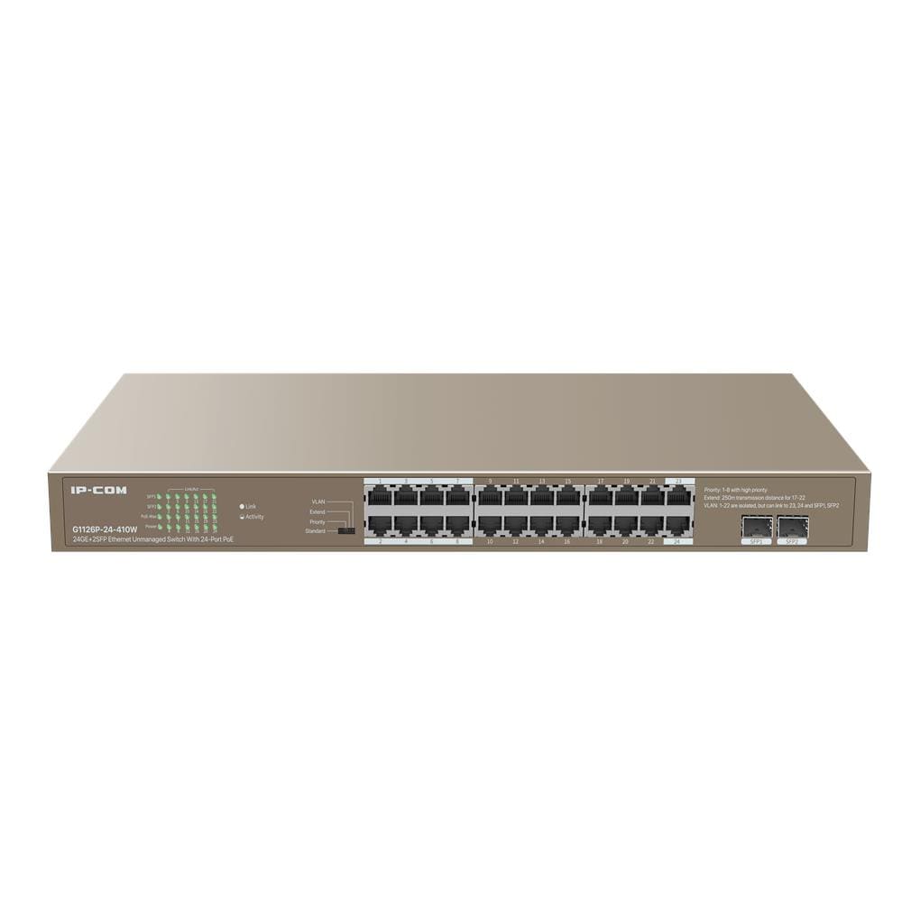 G1126P-24-410W switch di rete Non gestito Gigabit Ethernet (10/100/1000) Supporto Power over Ethernet (PoE) - Foto 1