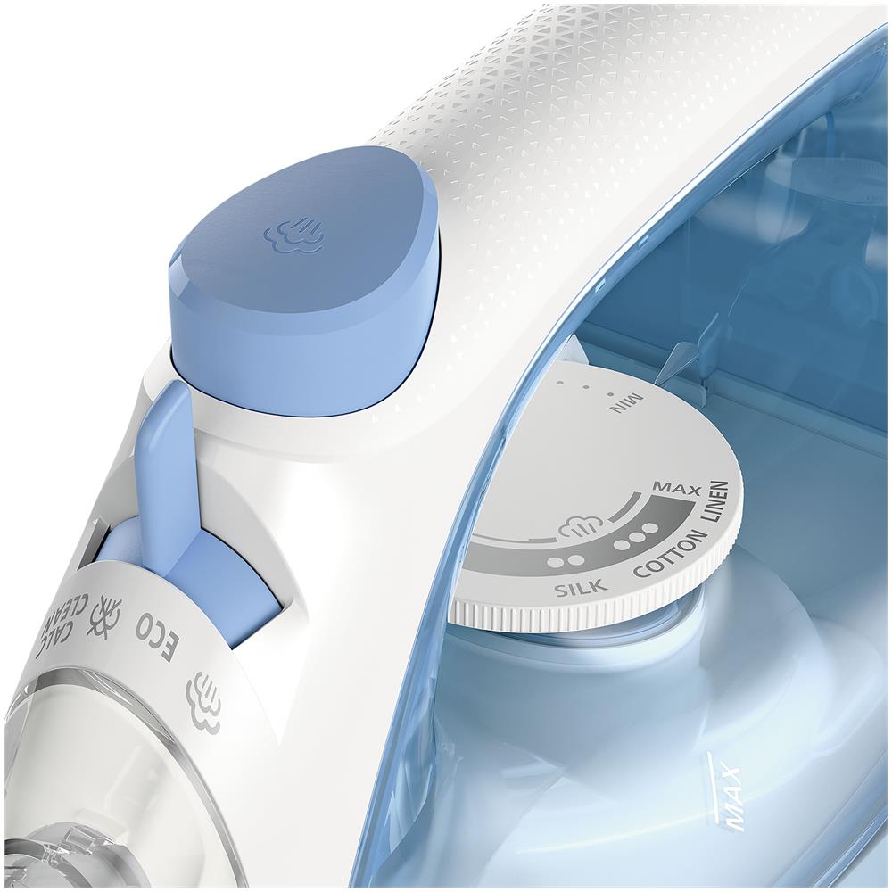 Ferro da Stiro a Vapore Serie 1000 DST1030/20 Piastra Antiaderente Potenza 2000 W Blu / Bianco - Foto 4