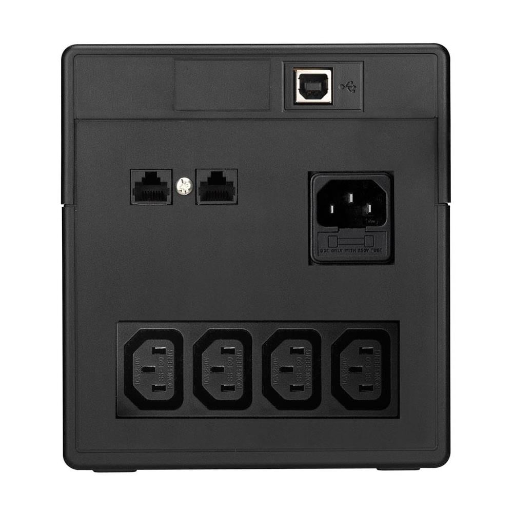 ICUL1000 - Gruppo di Continuità UPS E2 1000VA 4 VDE Nero - Foto 2