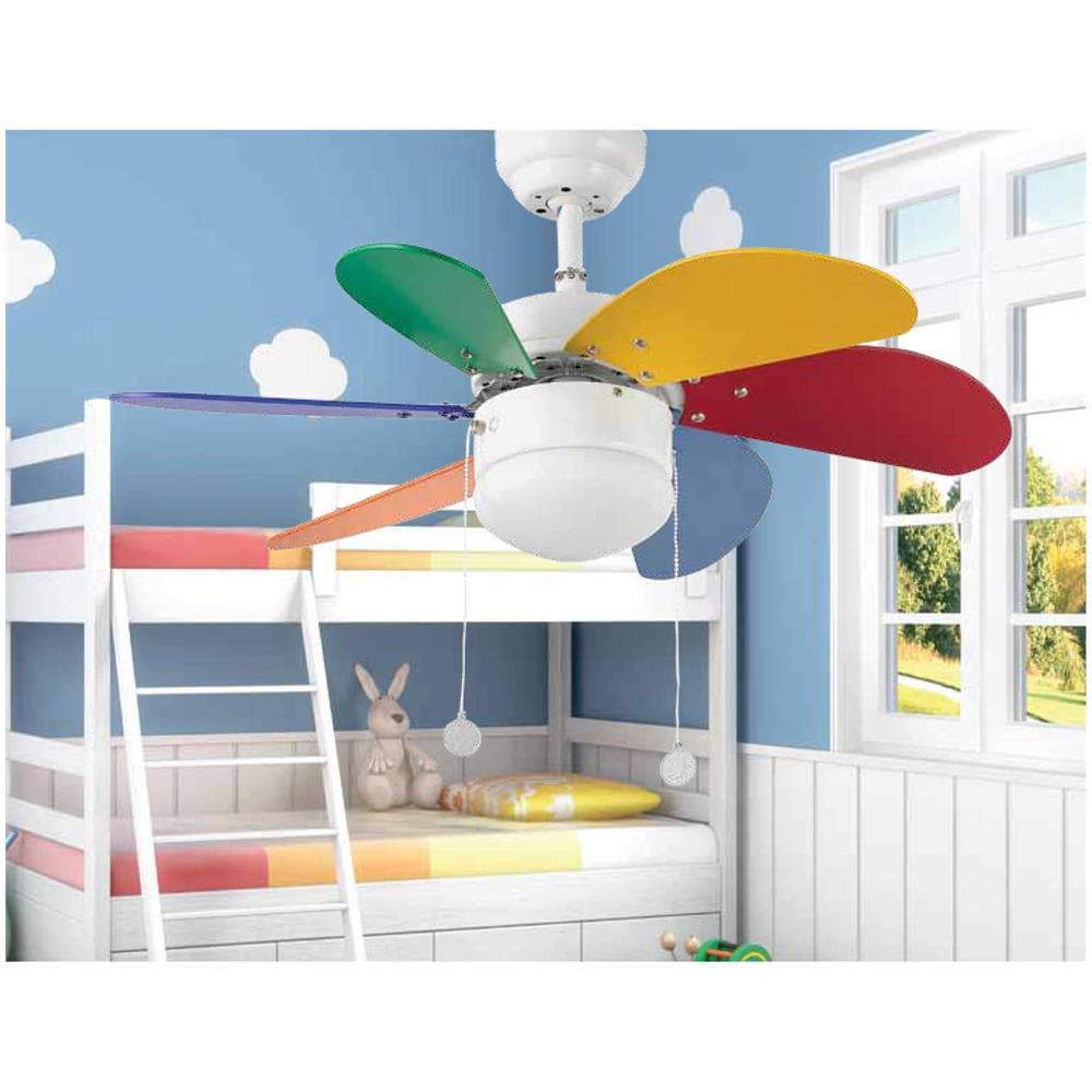 Faro Faro 33179 Multicolore Ventilatore Con Luce Palao Multicolore - Foto 2