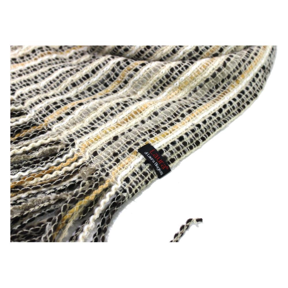 Sciarpa Donna Linea Polpo A Maglia 255 Beige - Foto 3