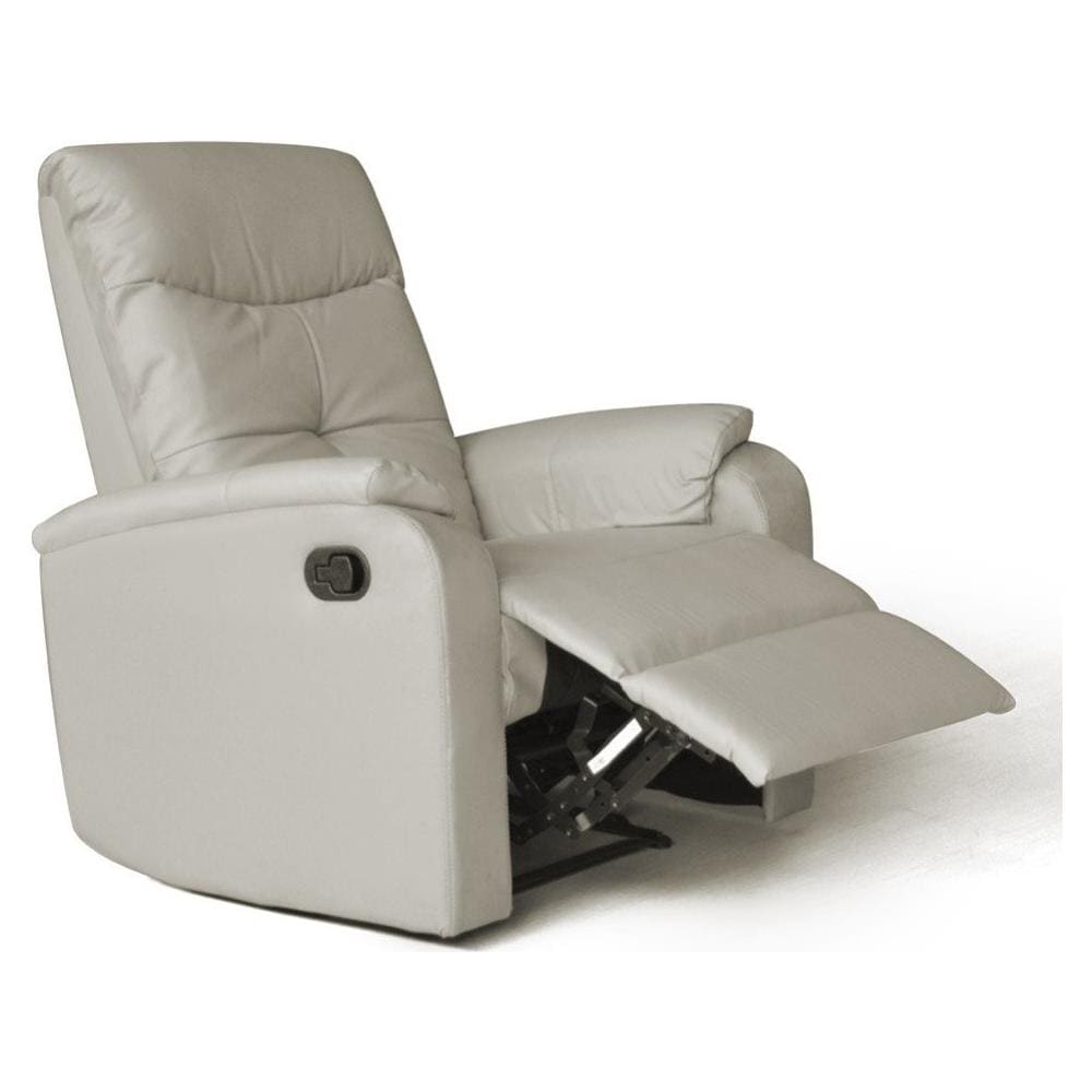 Poltrona Reclinabile Grigia Per Interno Salotto Sala Da Pranzo Camera Per Anziani - Foto 1
