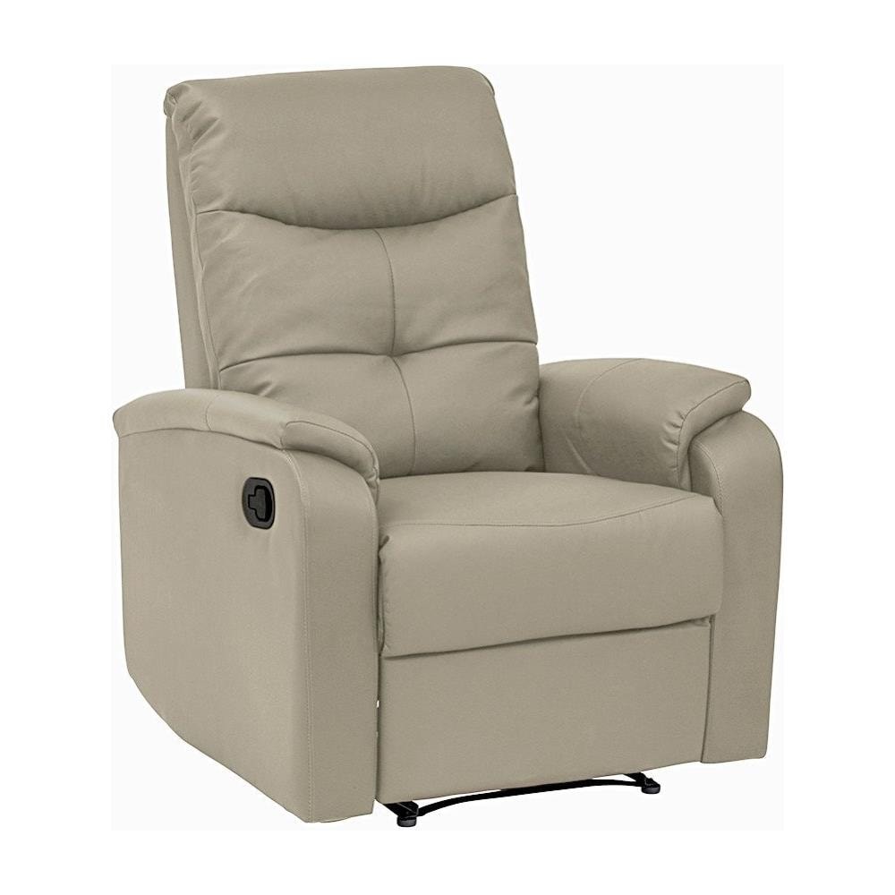 Poltrona Reclinabile Grigia Per Interno Salotto Sala Da Pranzo Camera Per Anziani - Foto 2