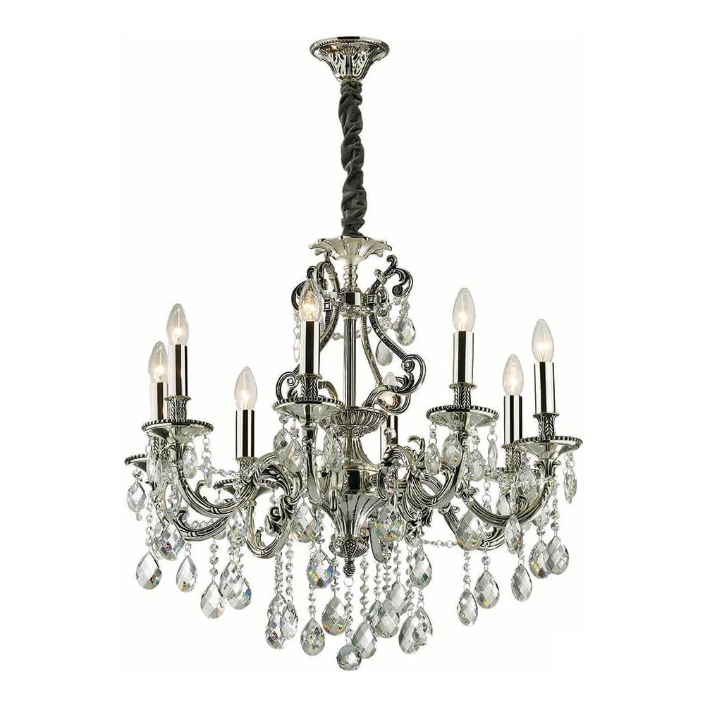 Lampada A Sospensione 8 X 40w E14 Ideal Lux Argento - Foto 1