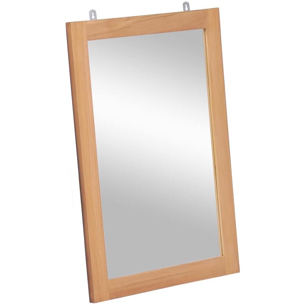 Specchio Da Parete In Legno Massello Di Teak 50x70 Cm - Foto 2