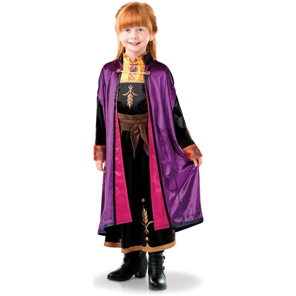 Costume Deluxe Anna Frozen 2 Bambina - Taglia: 3/4 Anni (90/104 Cm)  - Foto 1