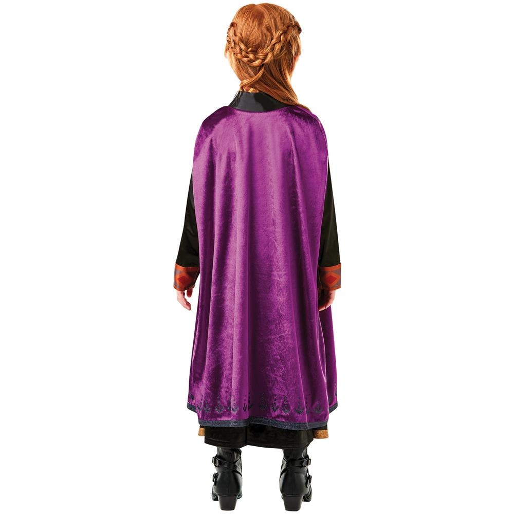 Costume Deluxe Anna Frozen 2 Bambina - Taglia: 3/4 Anni (90/104 Cm)  - Foto 2