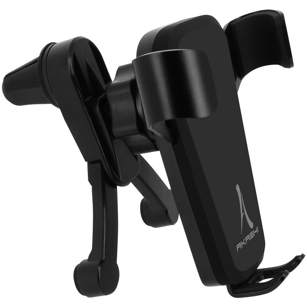 Supporto Da Auto Per Smartphone Fissaggio Griglia Automatic Gravity Nero - Foto 5
