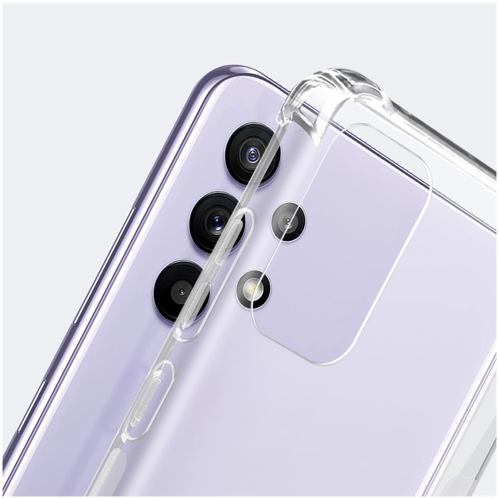 Cover Samsung Galaxy A32 Cordone Nylon Intrecciato Tracolla Trasparente - Foto 2