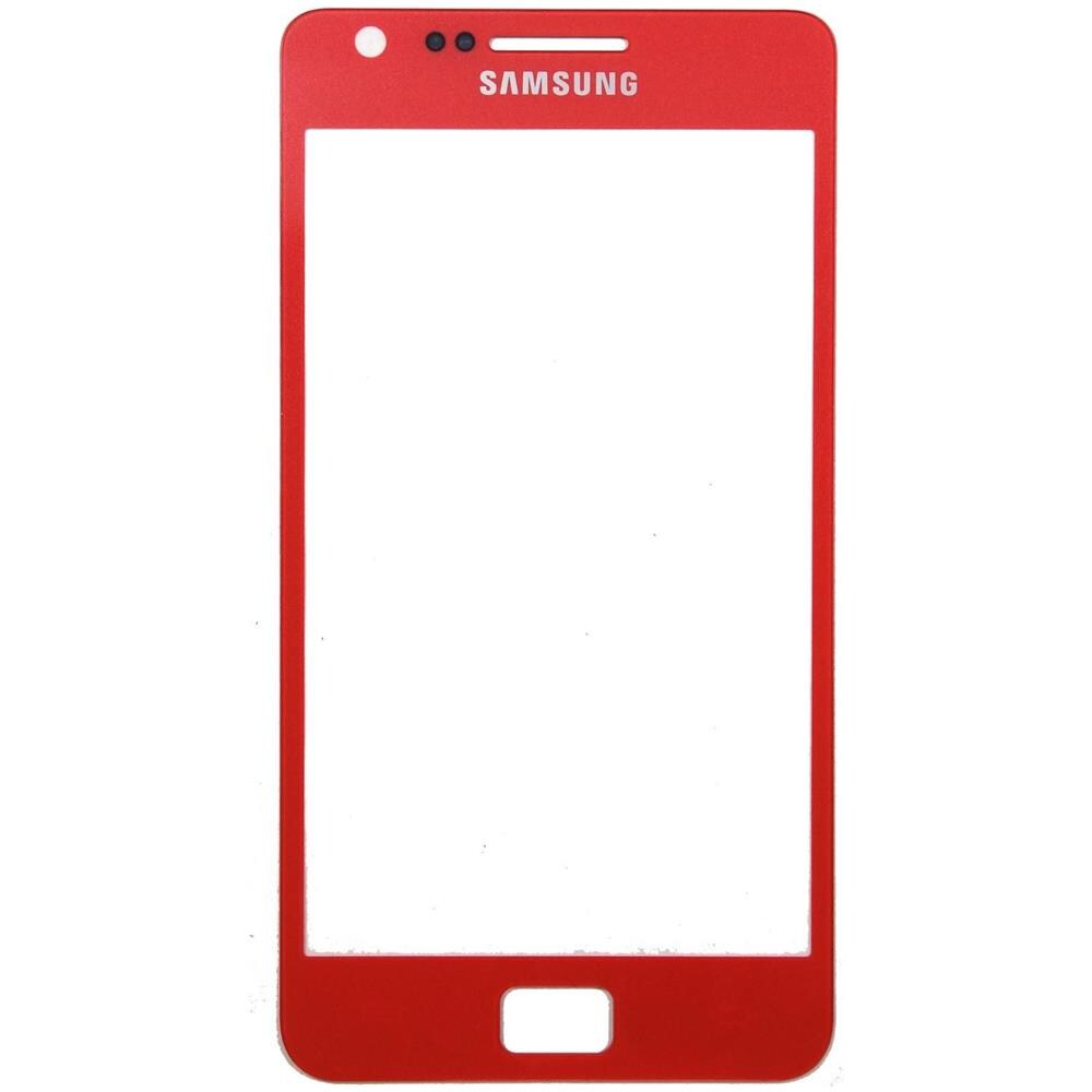 Schermo + Colla Per Samsung Galaxy S2 I9100 - Rosso - Foto 1