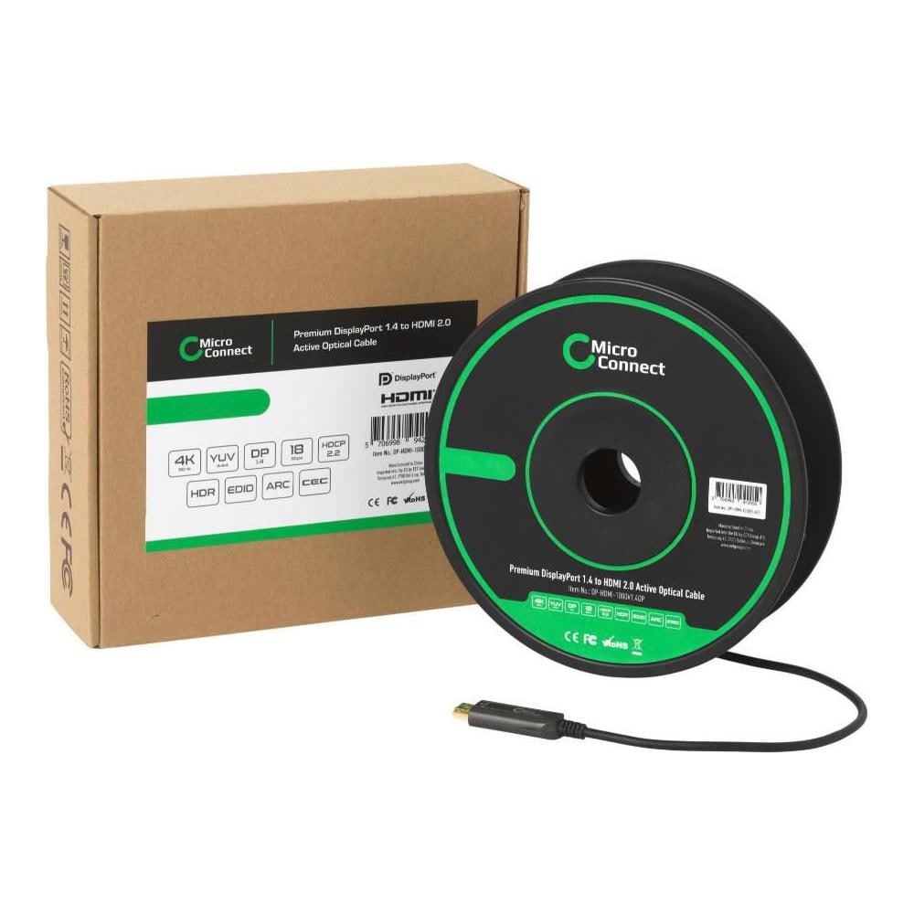 DP-HDMI-1000V1.4OP cavo e adattatore video 10 m DisplayPort HDMI tipo A (Standard) Nero - Foto 6