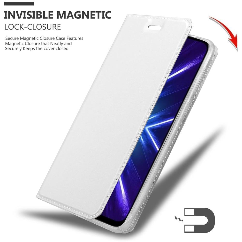 Custodia Compatibile Con Honor 9x In Classy Argento - Coperchio Protettiva Con Chiusura Magnetica, Funzione Stand E Tasca Per Le Carte - Foto 8
