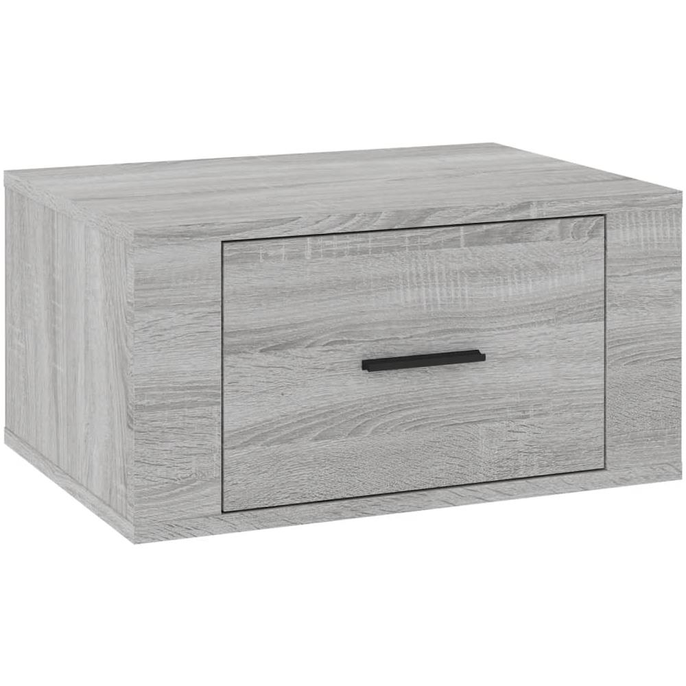 Comodino A Muro Grigio Sonoma 50x36x25 Cm - Foto 2