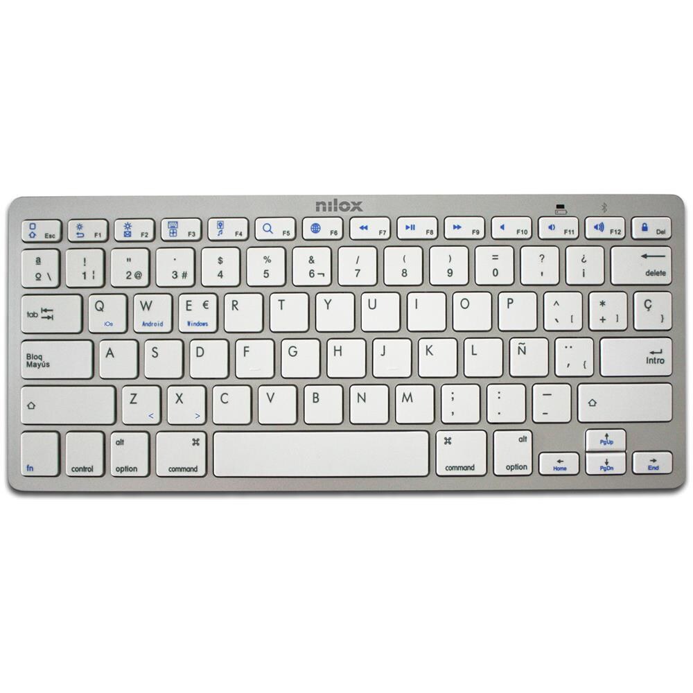 Keyboard Bluetooth Nxkb01s Silver - Foto 1