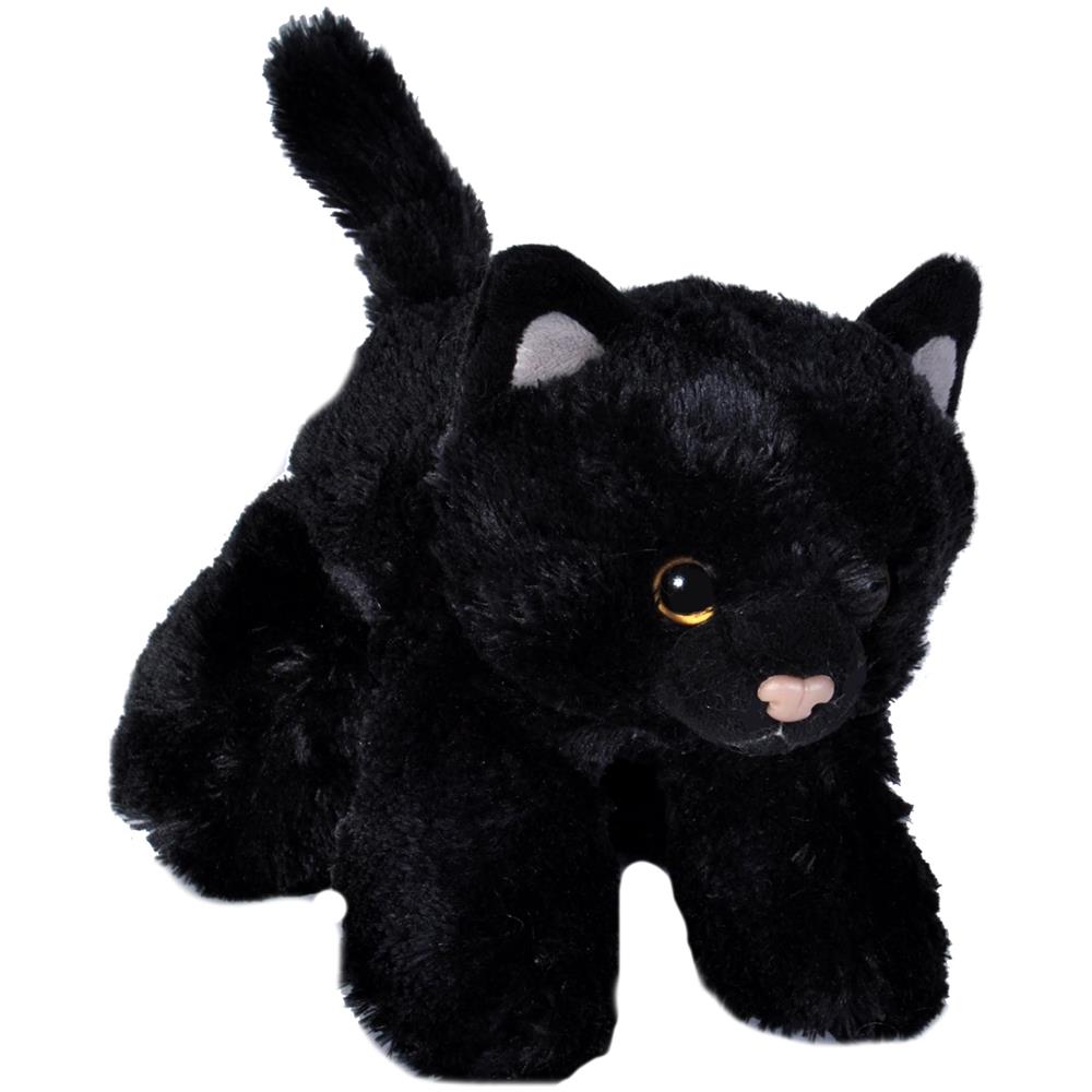 Gatto Nero Peluche, Animale Farcito, Peluche, Regali Per Bambini, Hugems 7 - Foto 2