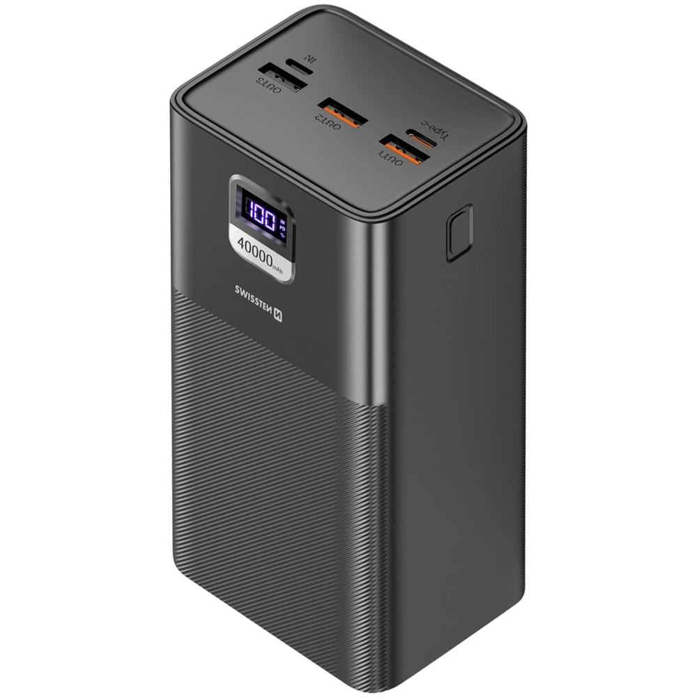 Batteria Esterna 40000mah Usb E Usb-c 100w Power Line Compatto, Nero - Foto 1