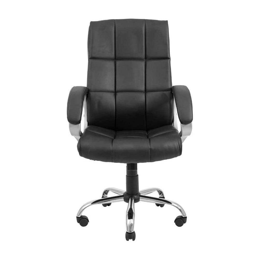 Sedia da ufficio ergonomica Arizona Chrome Tilt M-1 Nero - Foto 2