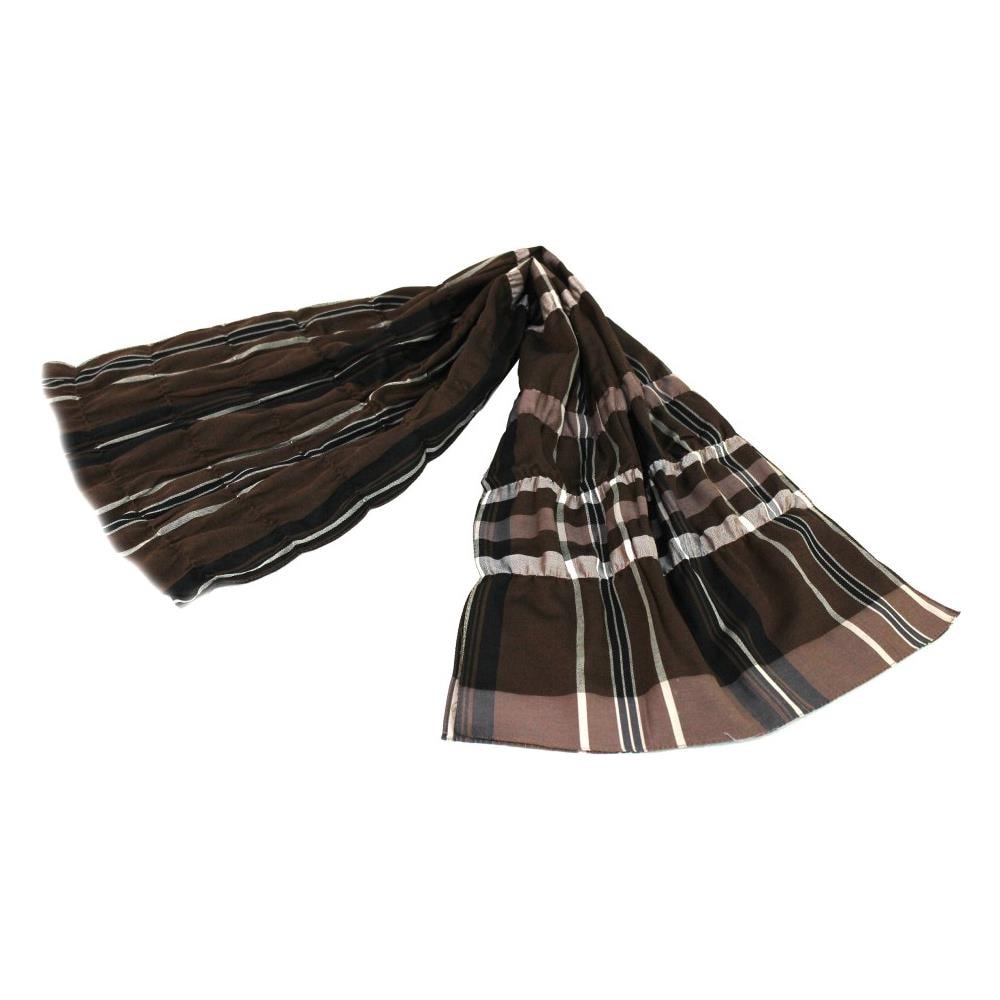 Sciarpa Donna Linea Scozia 1211 Marrone - Foto 2