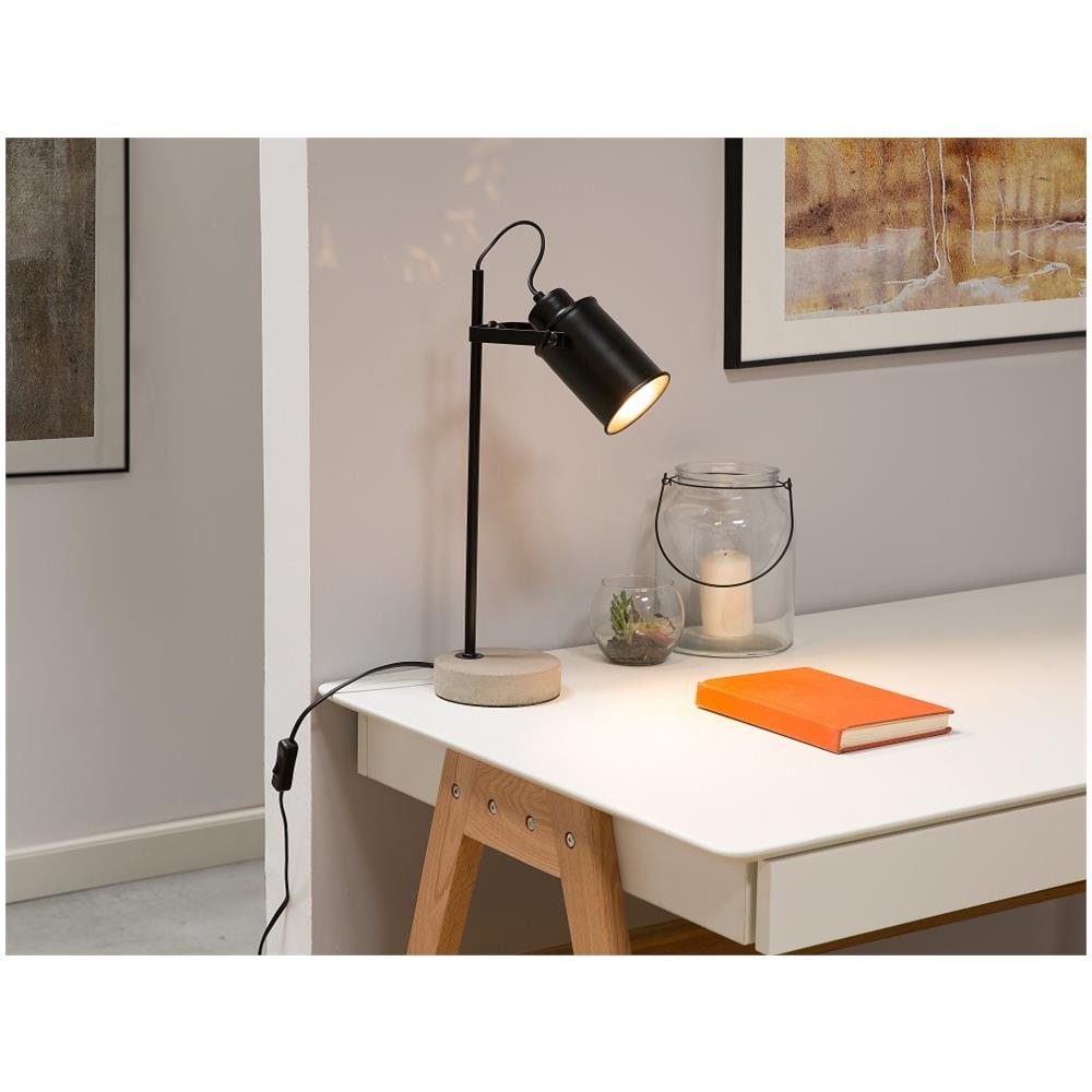 Lampada Da Tavolo In Metallo Nero 37cm Mundaka - Foto 2