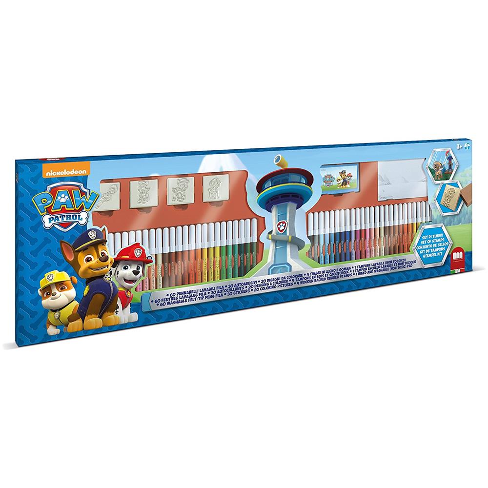 8903 - Mega Coloring 60 Pennarelli - Paw Patrol - Foto 1