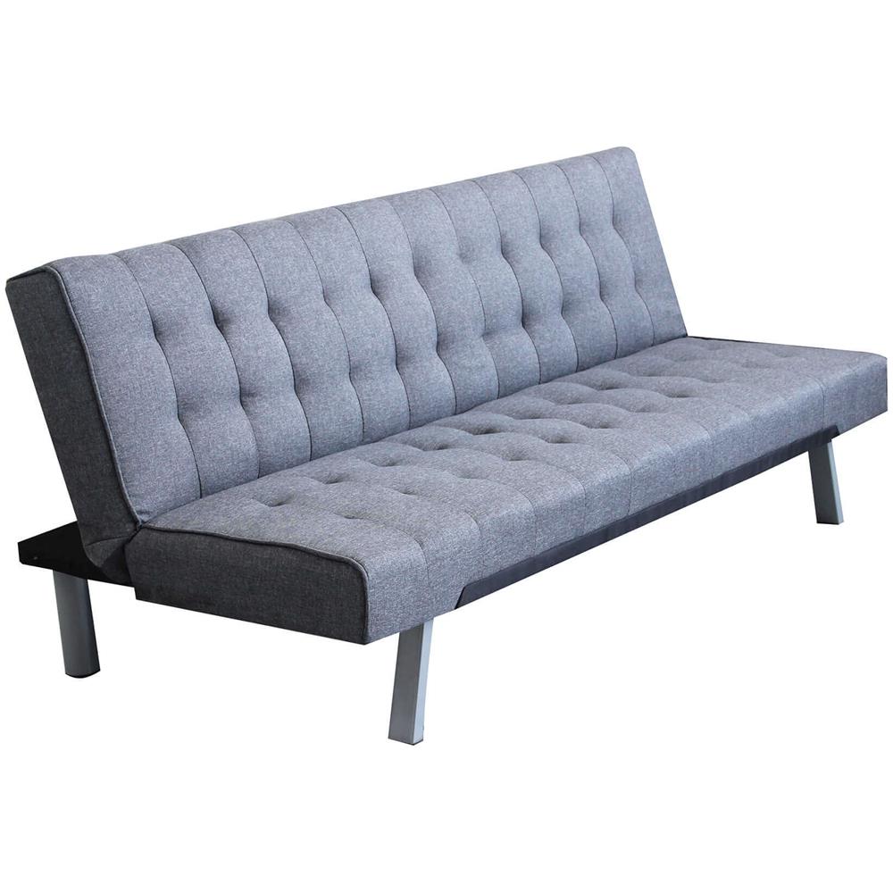 Adam - Divano Letto Moderno In Tessuto - Foto 1