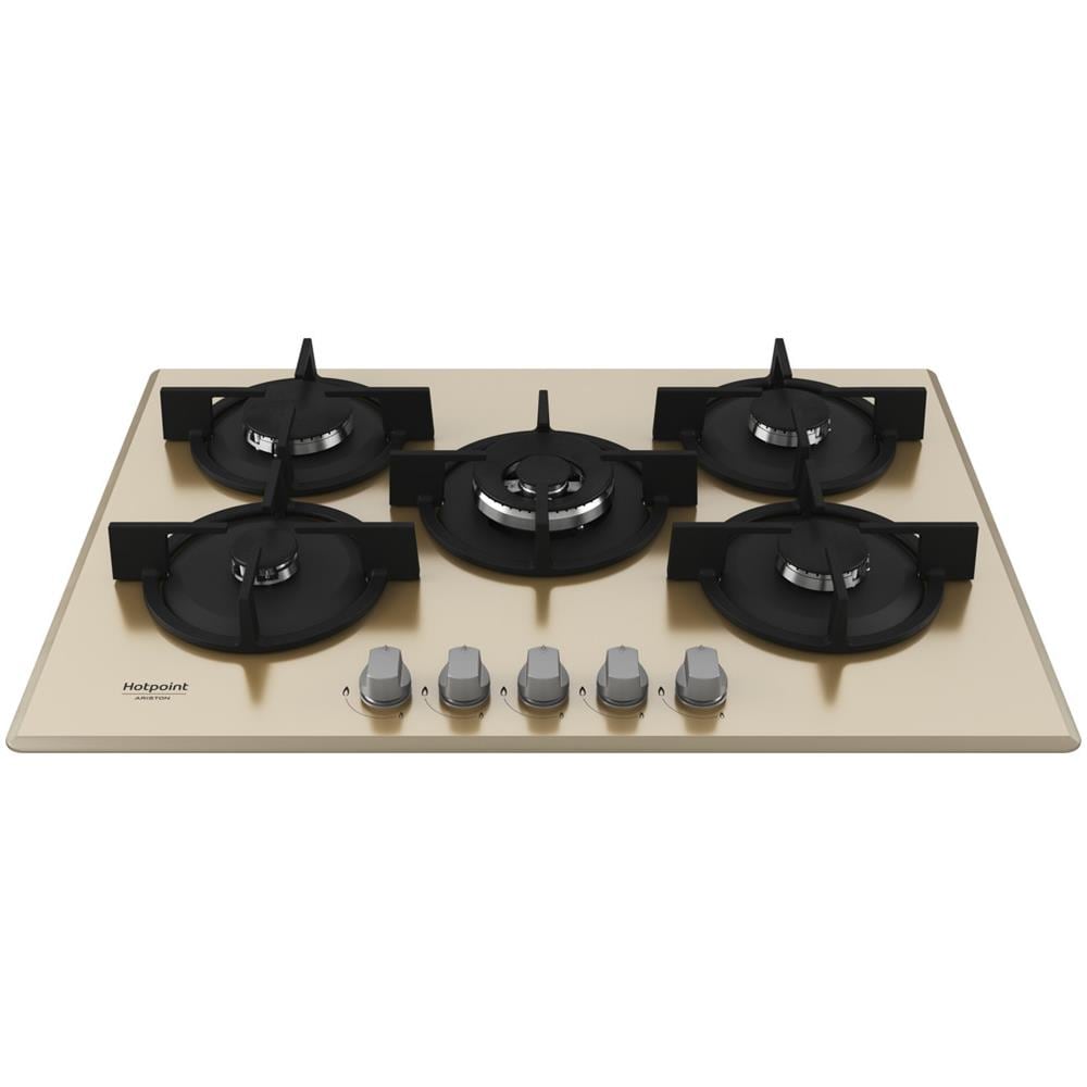 Piano Cottura HAGD 72S / CH a Gas 5 Fuochi Gas Colore Champagne - Foto 2