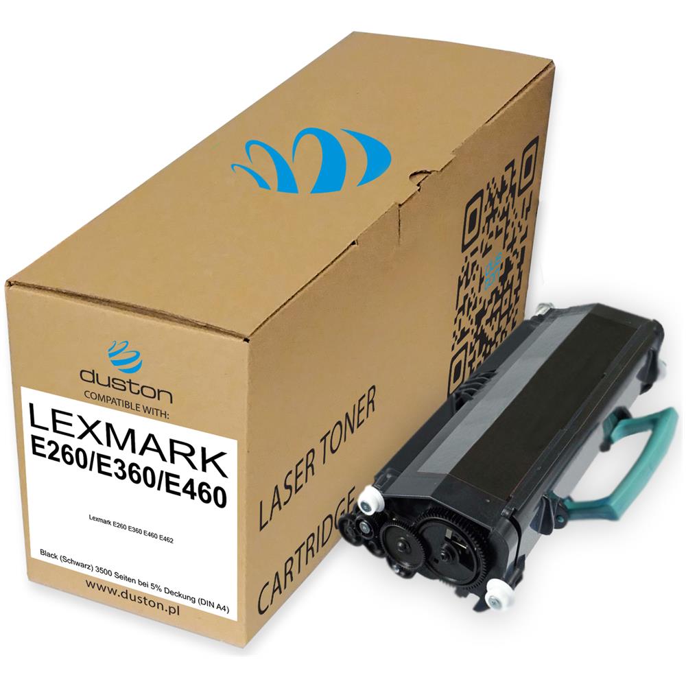 TONER COMPATIBILE - 5x E260 / e360 / e460, E260a21e Negro Compatible Con Lexmark E260 E360 E460 E462 - Foto 2