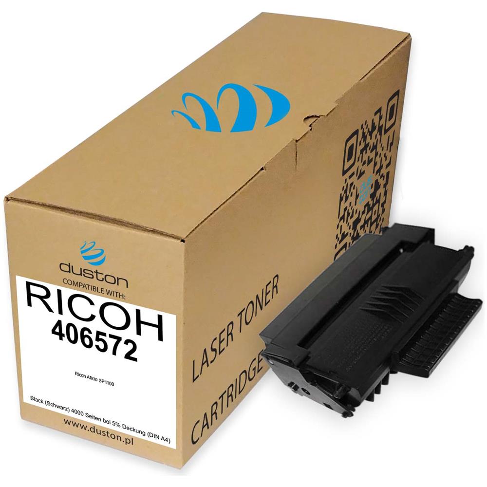 TONER COMPATIBILE - 5x 406572 Negro Compatible Con Ricoh Aficio Sp1100 - Foto 2