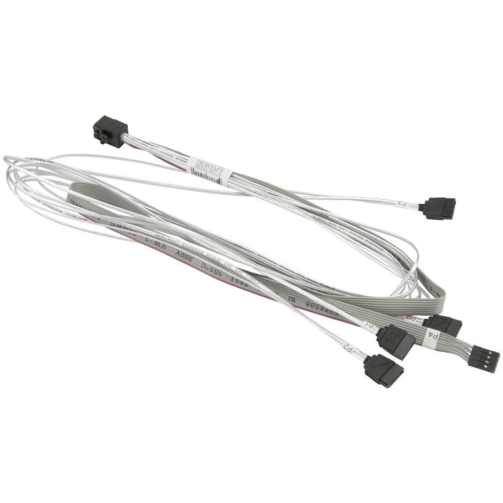 MiniSAS HD / 4 SATA 0.75 m MiniSAS SATA Grigio, Bianco cavo di interfaccia e adattatore - Foto 1