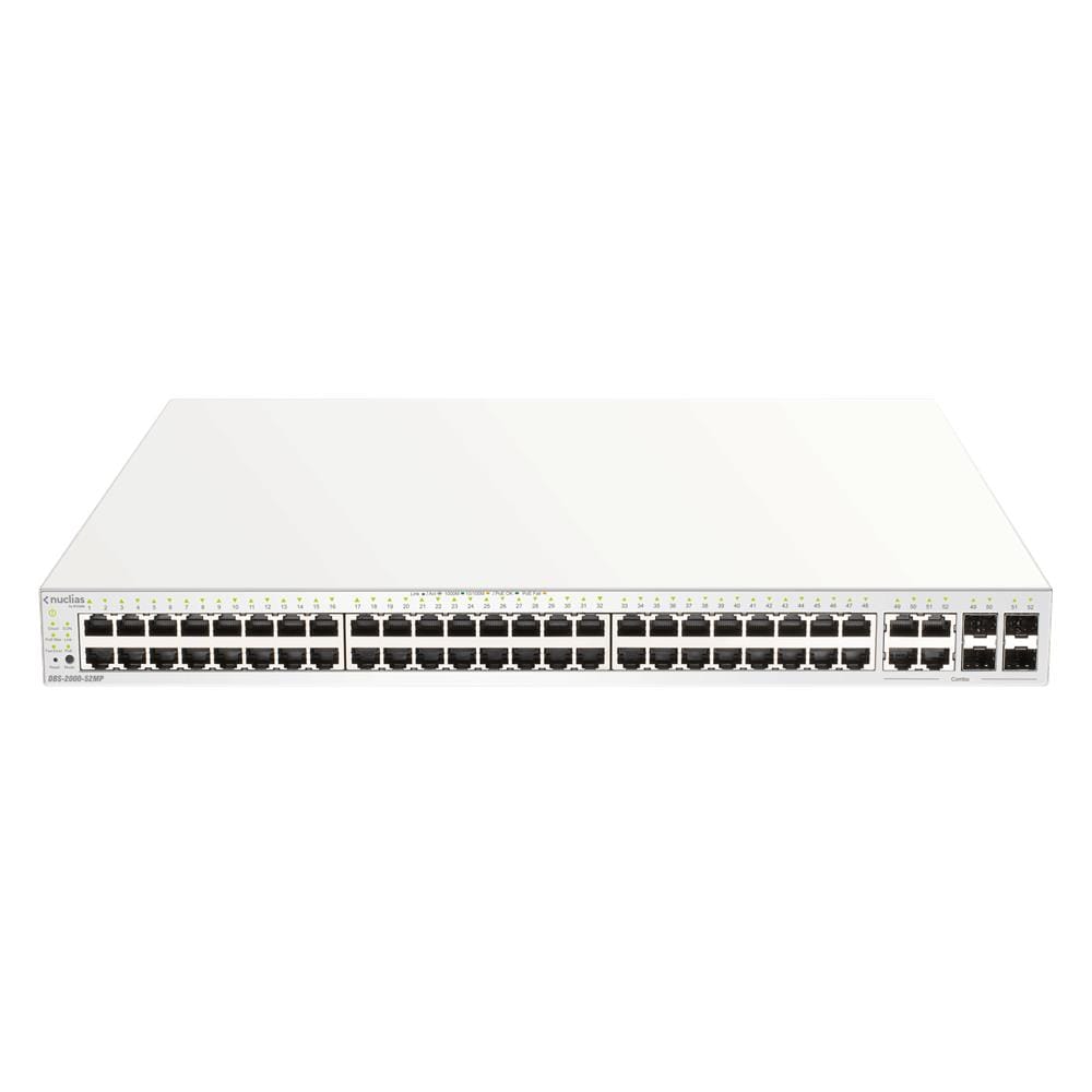DBS-2000-52MP switch di rete Gestito L2 Gigabit Ethernet (10/100/1000) Supporto Power over Ethernet (PoE) Grigio - Foto 1