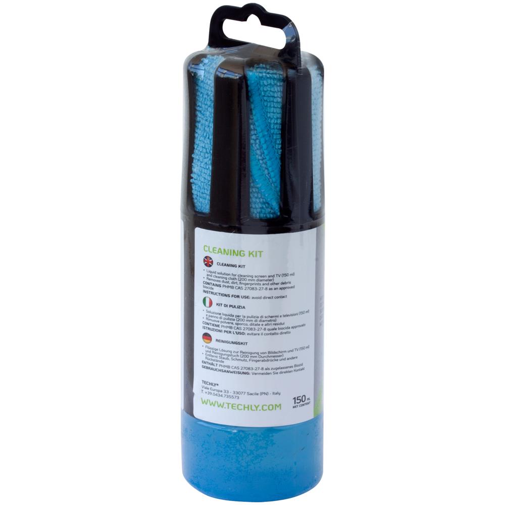 Spray di Pulizia per Monitor LCD con Panno in Microfibra Azzurro - Foto 2
