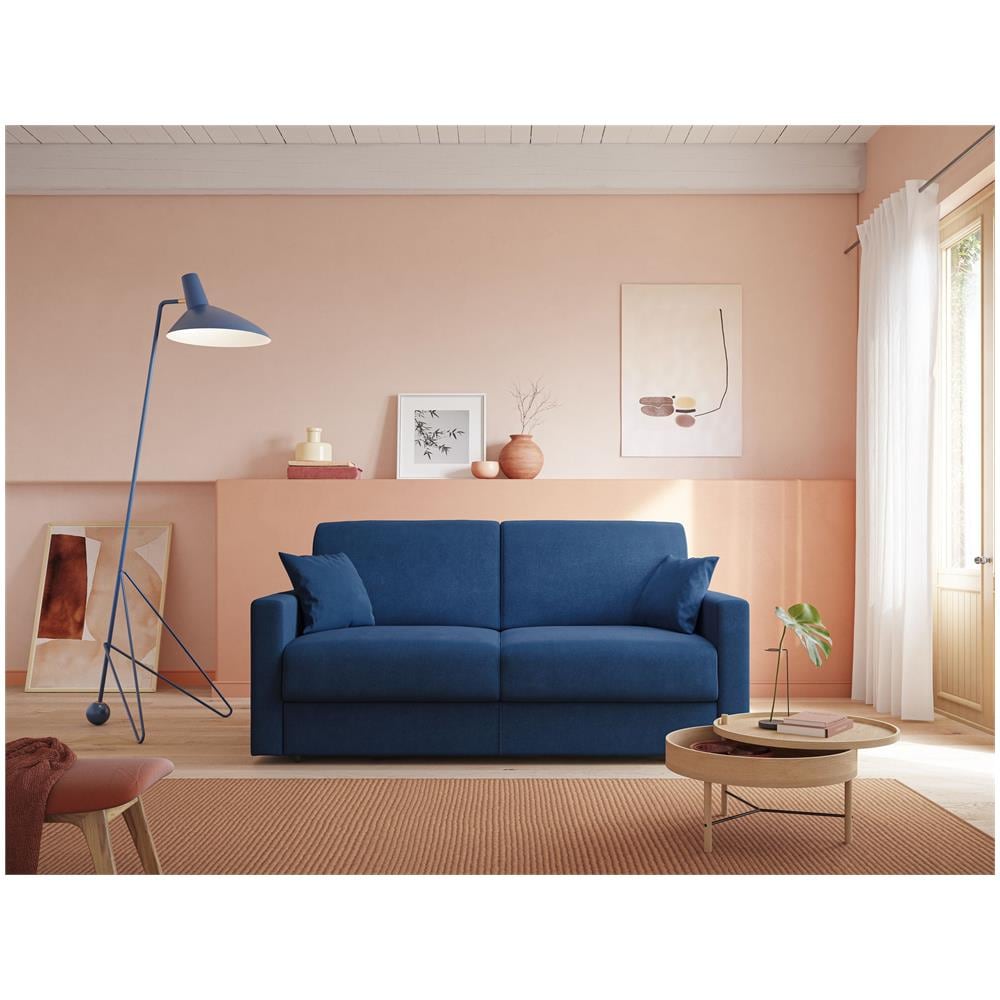 Chris Divano Letto In Microfibra Smacchiabile T11 Nero 206 Cm (mat. 160x197) - Foto 2