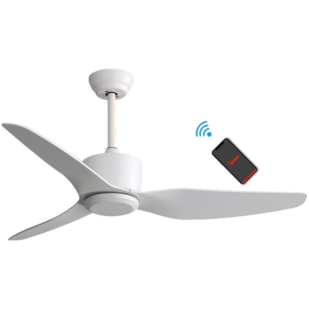 Eolo VSP1320 Ventilatore da Soffitto Diametro 132 cm con Controllo Vocale Colore Bianco - Foto 1